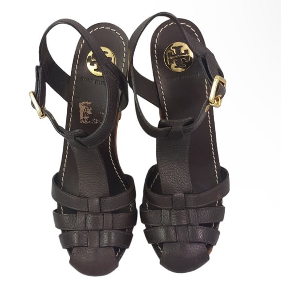 Tory Butch heel sandal size 9.5M - Picture 2 of 3
